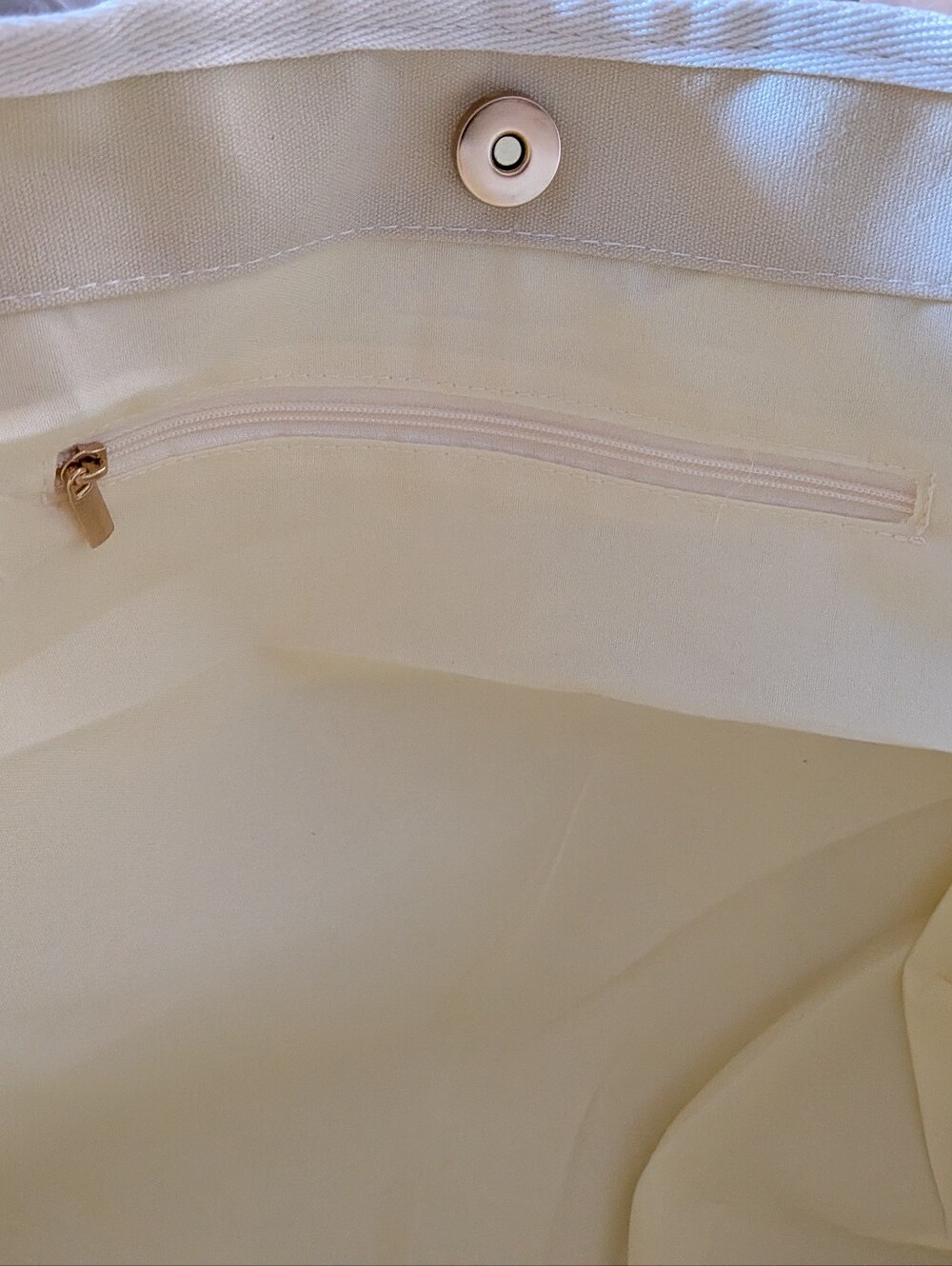 Canvas Tote Bag for, Rainbow Rick Rack Trim Handbag, Large Shoulder - Picture 15 of 16